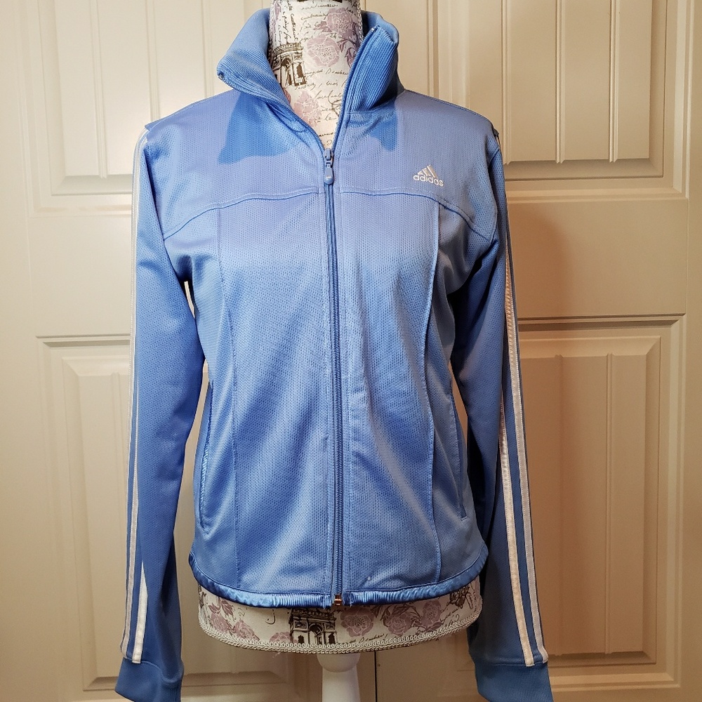 adidas Light Blue Track Jacket